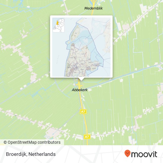 Broerdijk map