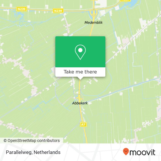 Parallelweg map