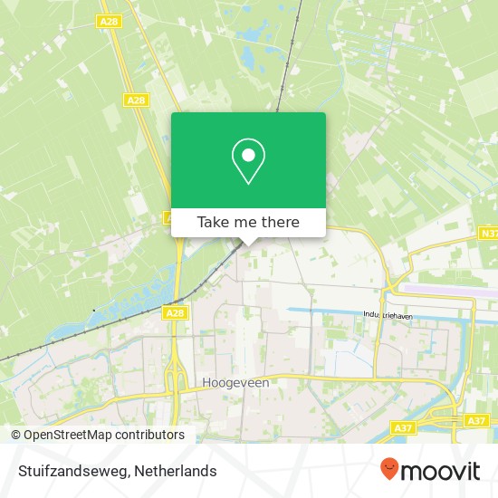 Stuifzandseweg map