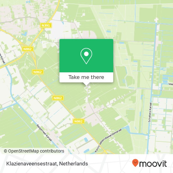 Klazienaveensestraat map