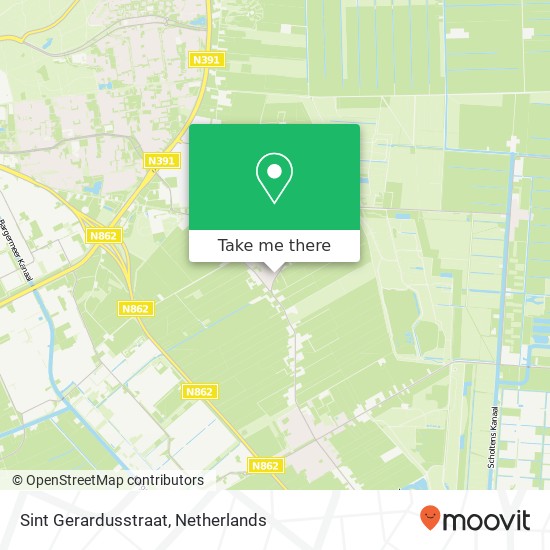 Sint Gerardusstraat map