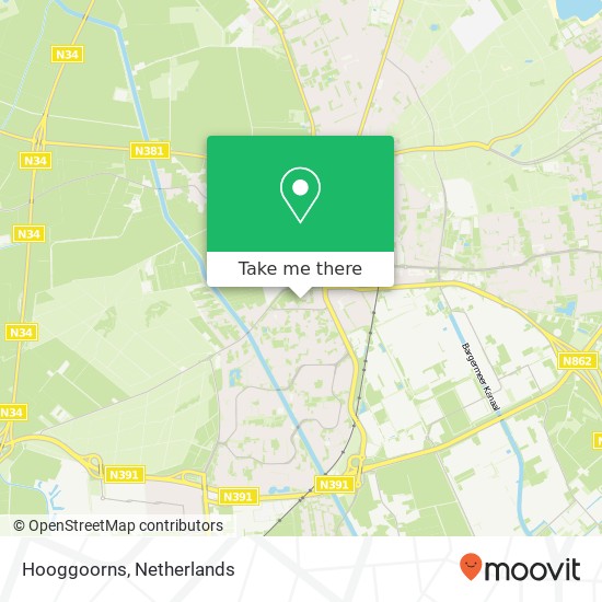 Hooggoorns map