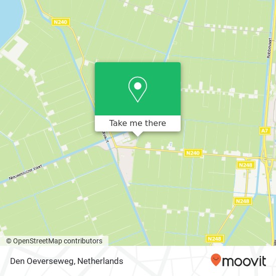 Den Oeverseweg map