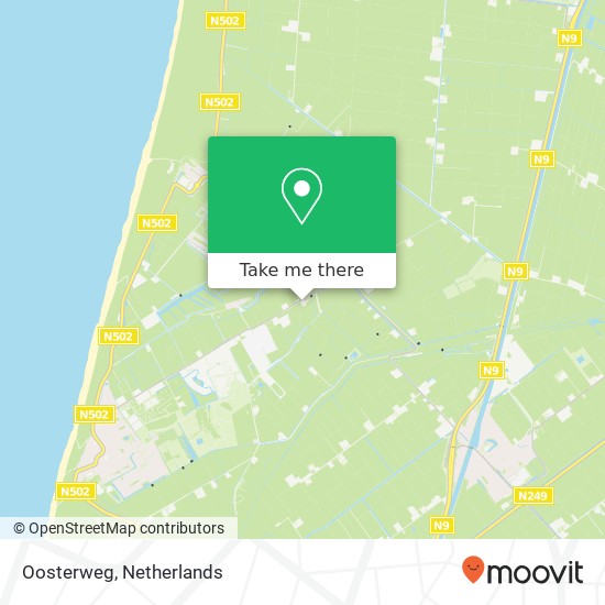Oosterweg map