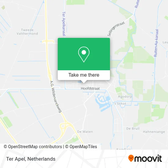 Ter Apel map