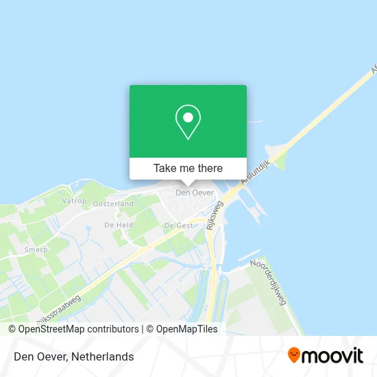 Den Oever map