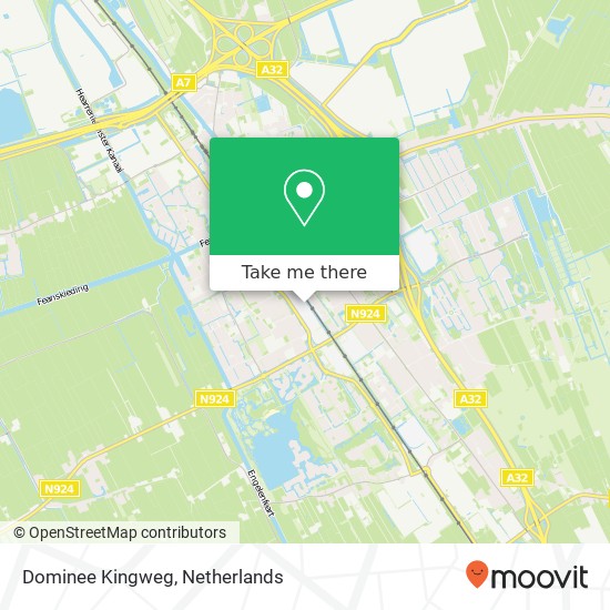 Dominee Kingweg Karte