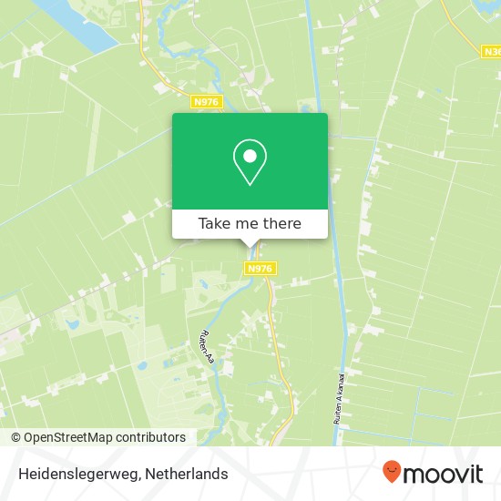 Heidenslegerweg map