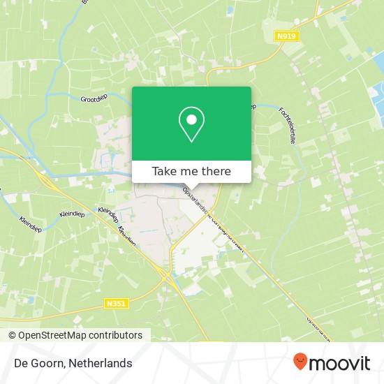 De Goorn map