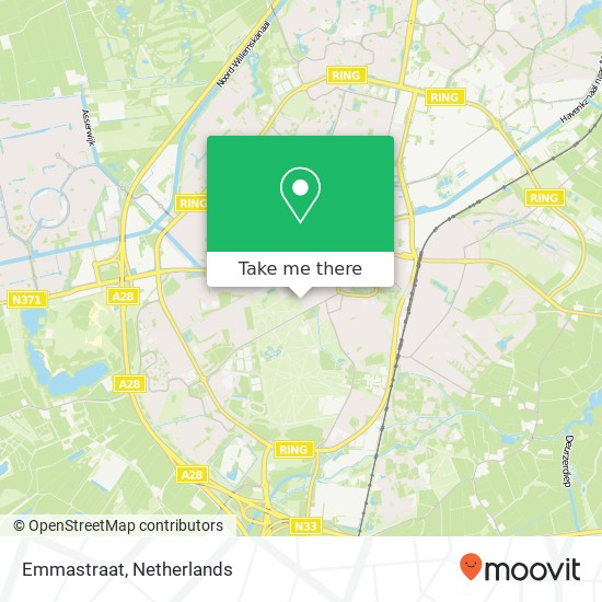 Emmastraat map