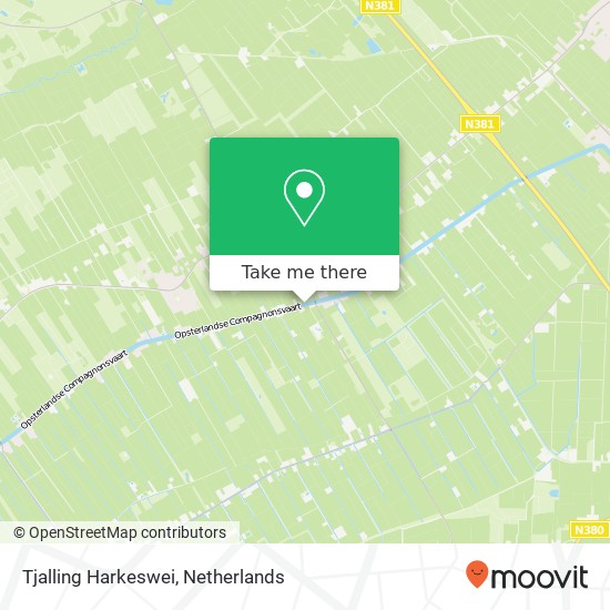 Tjalling Harkeswei map