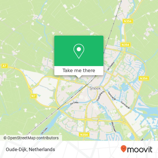 Oude-Dijk map