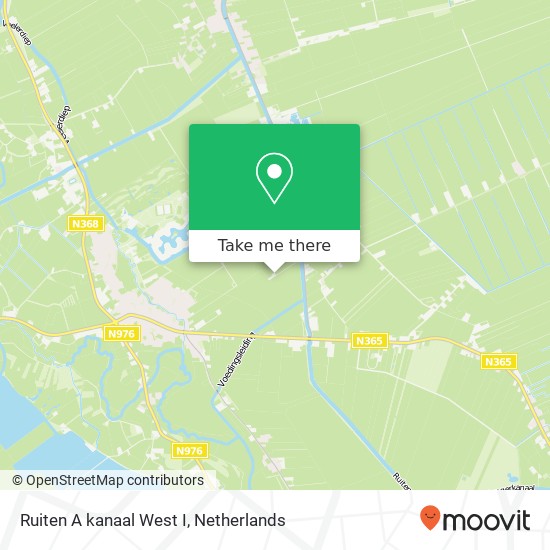 Ruiten A kanaal West I Karte