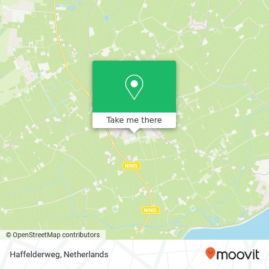 Haffelderweg map