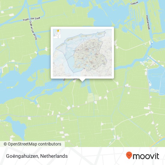 Goëngahuizen map