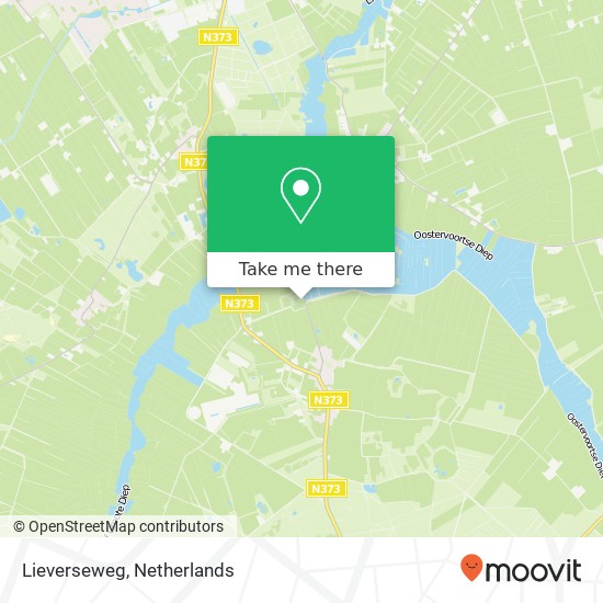 Lieverseweg map