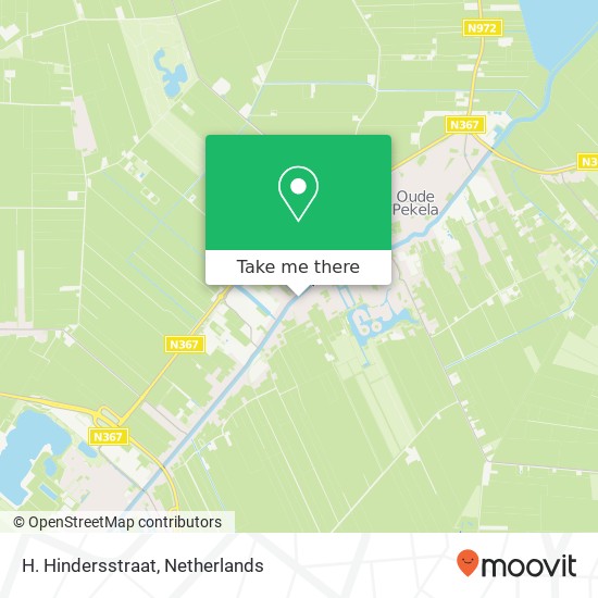 H. Hindersstraat map