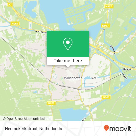 Heemskerkstraat Karte