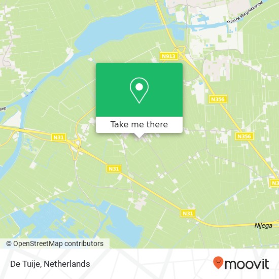 De Tuije map