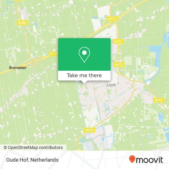 Oude Hof map