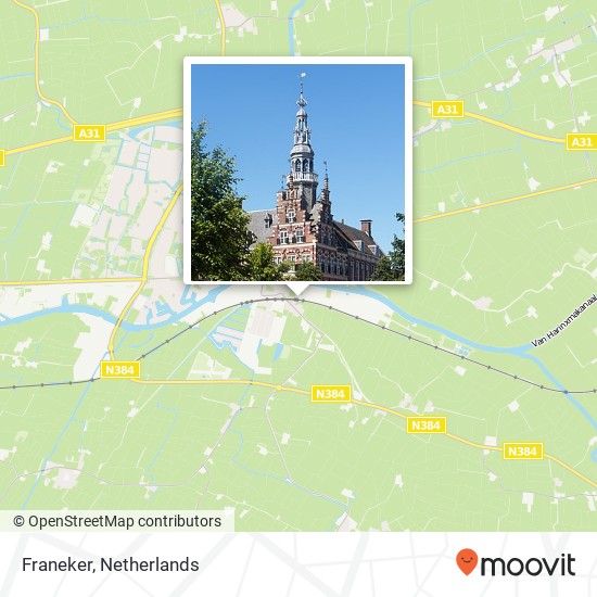 Franeker map