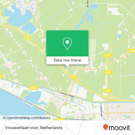 Vrouwenlaan-voor map