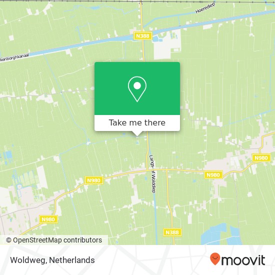 Woldweg map