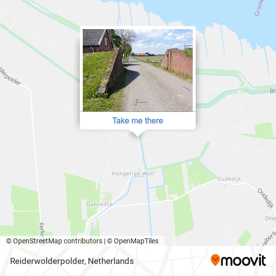 Reiderwolderpolder map