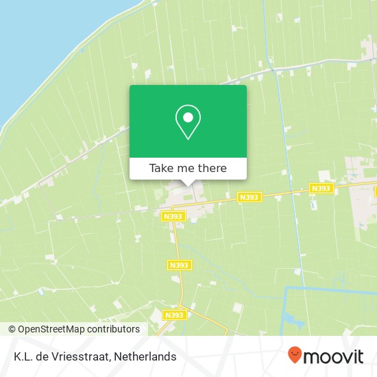 K.L. de Vriesstraat map