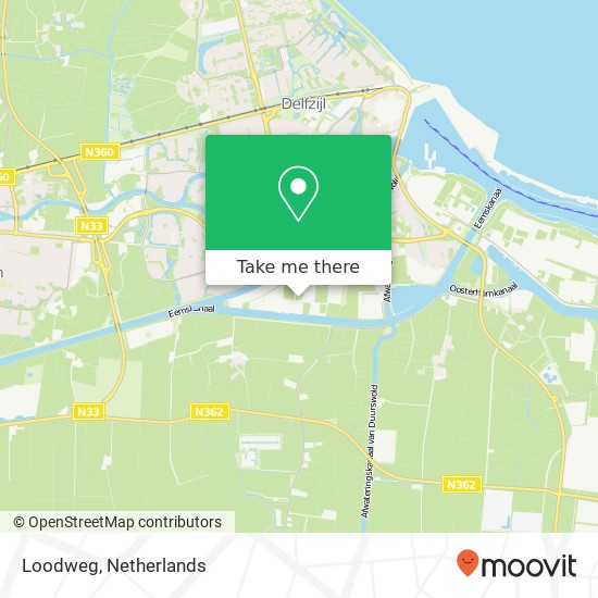 Loodweg map