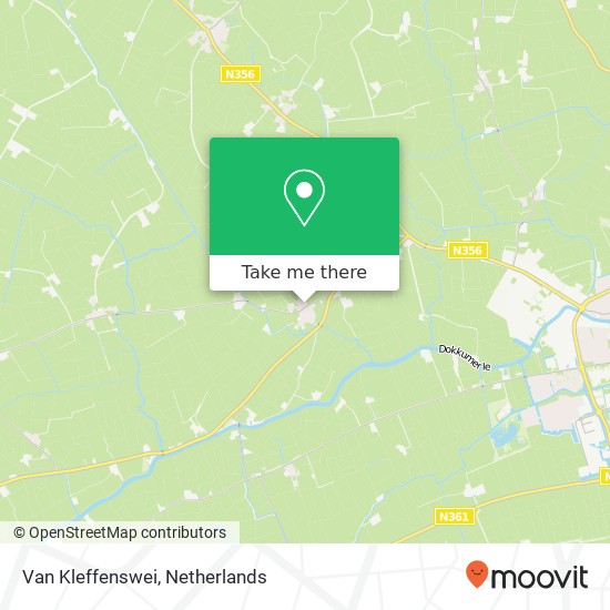 Van Kleffenswei map