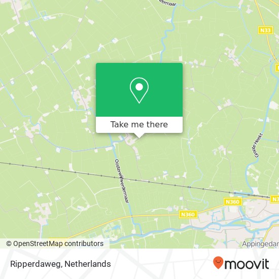 Ripperdaweg map