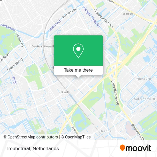 Treubstraat map