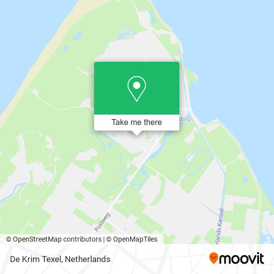 De Krim Texel Karte