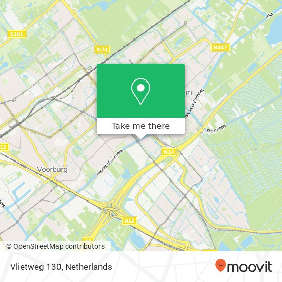 Vlietweg 130 map