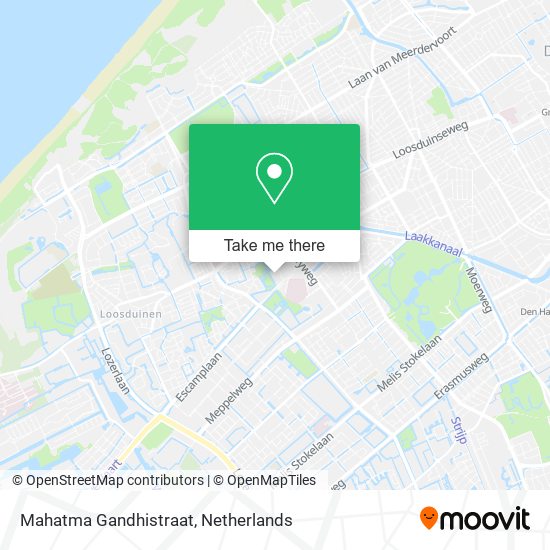 Mahatma Gandhistraat map