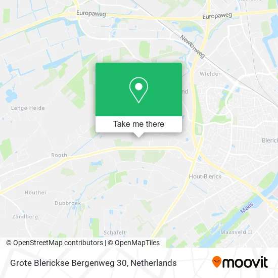 Grote Blerickse Bergenweg 30 map