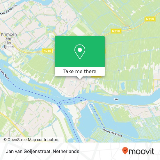 Jan van Goijenstraat map