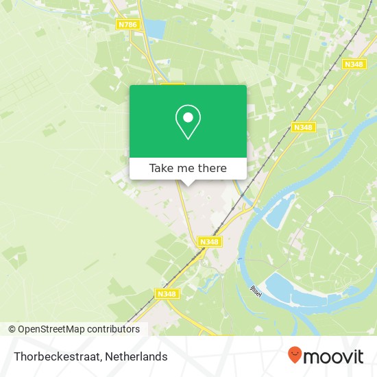 Thorbeckestraat map