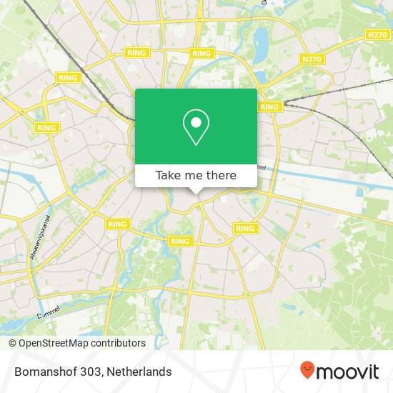 Bomanshof 303 map