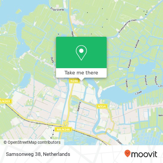 Samsonweg 38 map