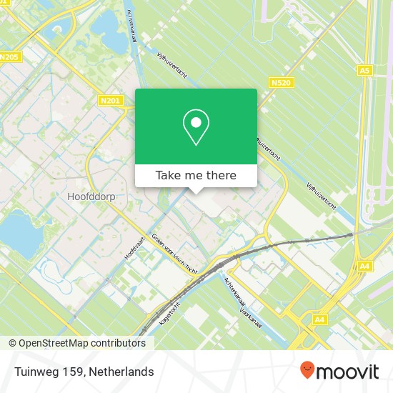 Tuinweg 159 map
