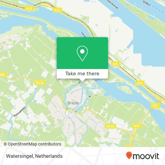 Watersingel map