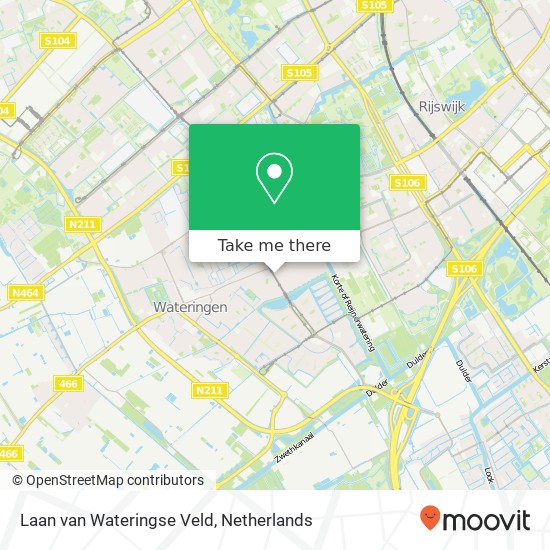 Laan van Wateringse Veld map