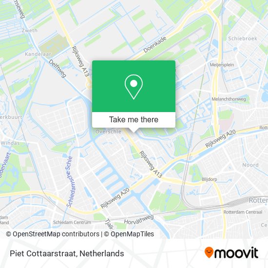 Piet Cottaarstraat map