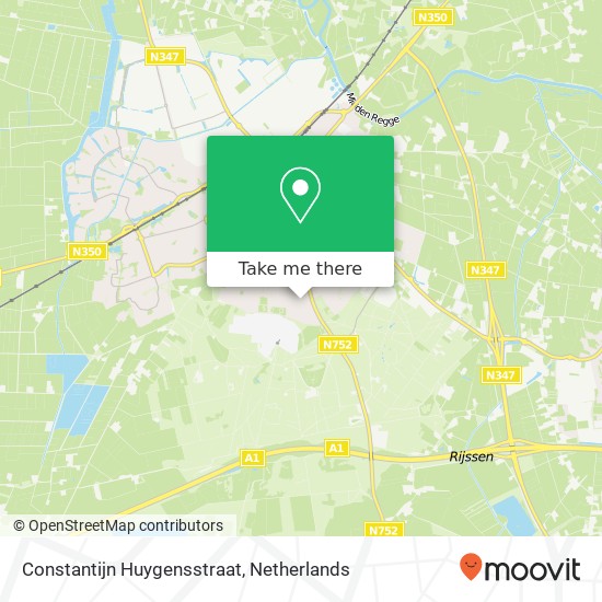 Constantijn Huygensstraat Karte