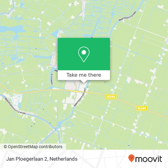 Jan Ploegerlaan 2 map