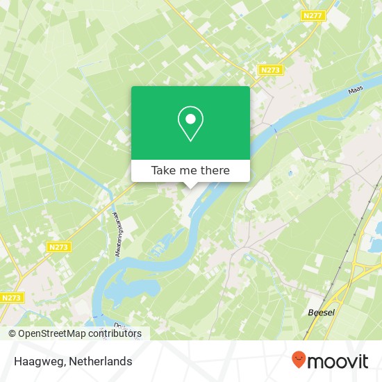 Haagweg map