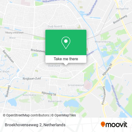 Broekhovenseweg 2 map