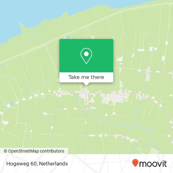 Hogeweg 60 map